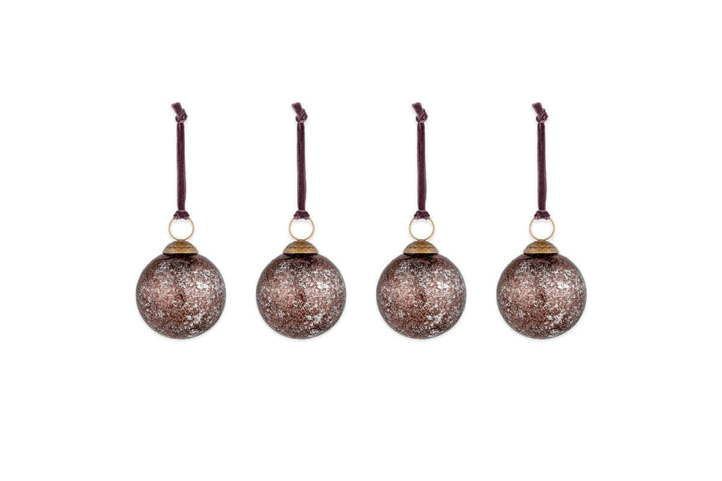 Darya Baubles Antique Burgundy Set Of 4