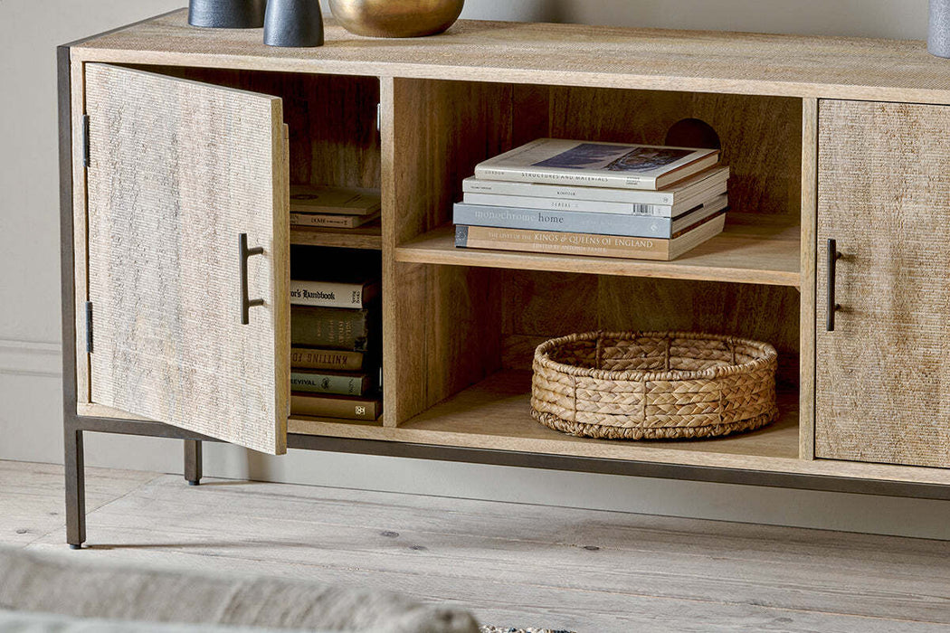 Dasai Mango Wood Media Unit