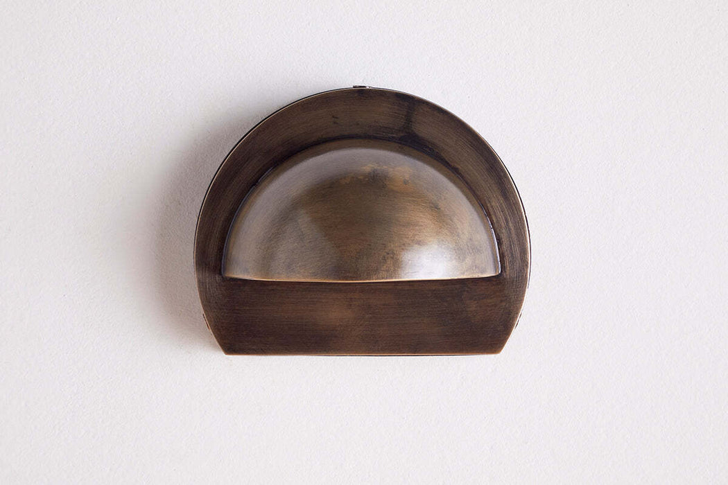 Datu Outdoor Wall Lamp Antique Brass
