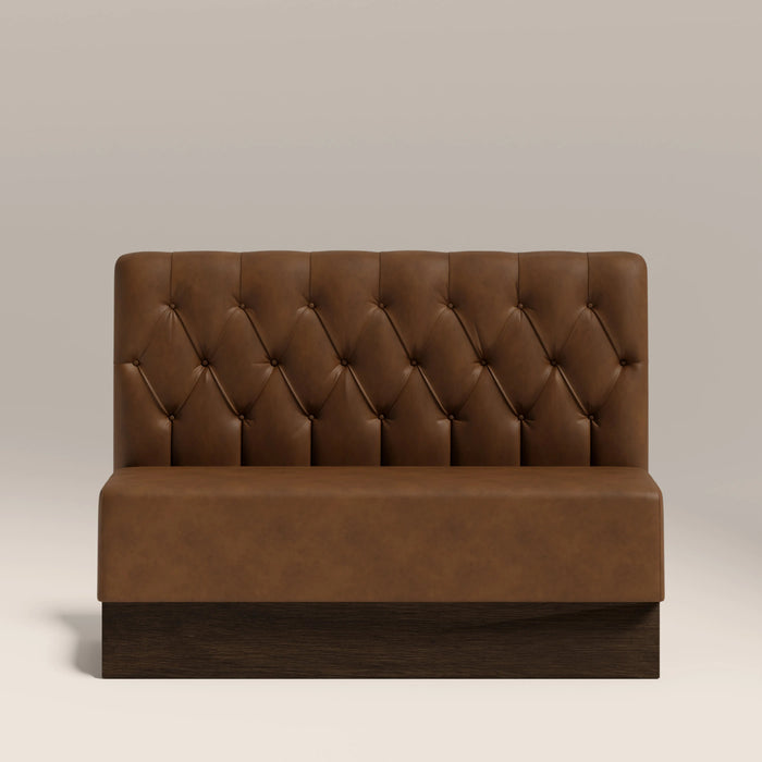 Deep Button Back Banquette Seating Straight Run