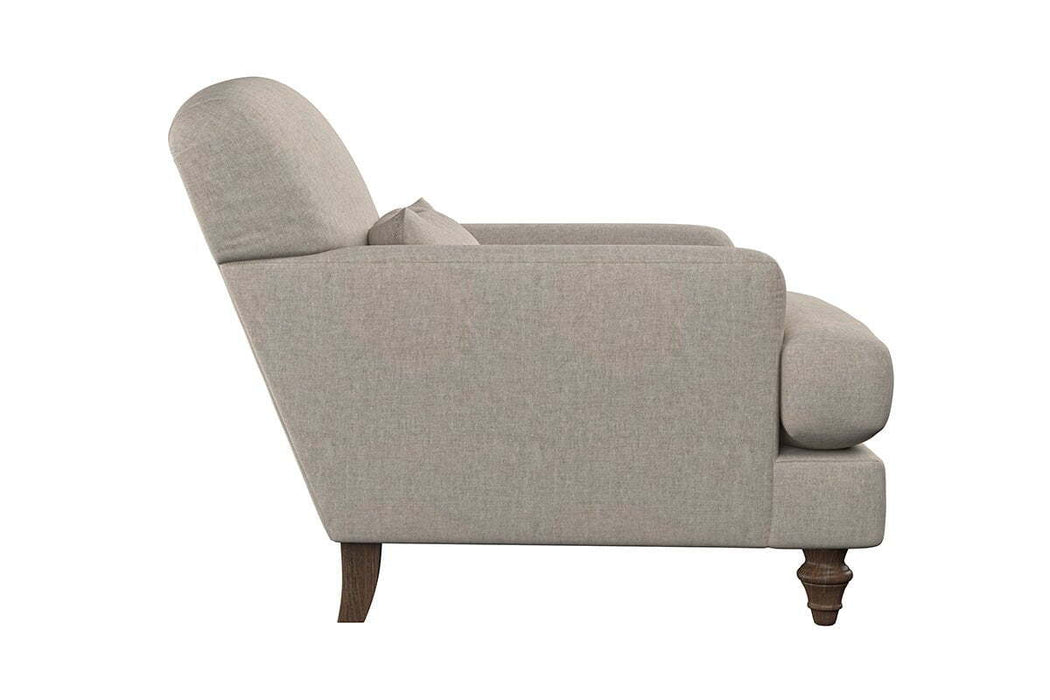 Deni Armchair - Brera Linen Charcoal