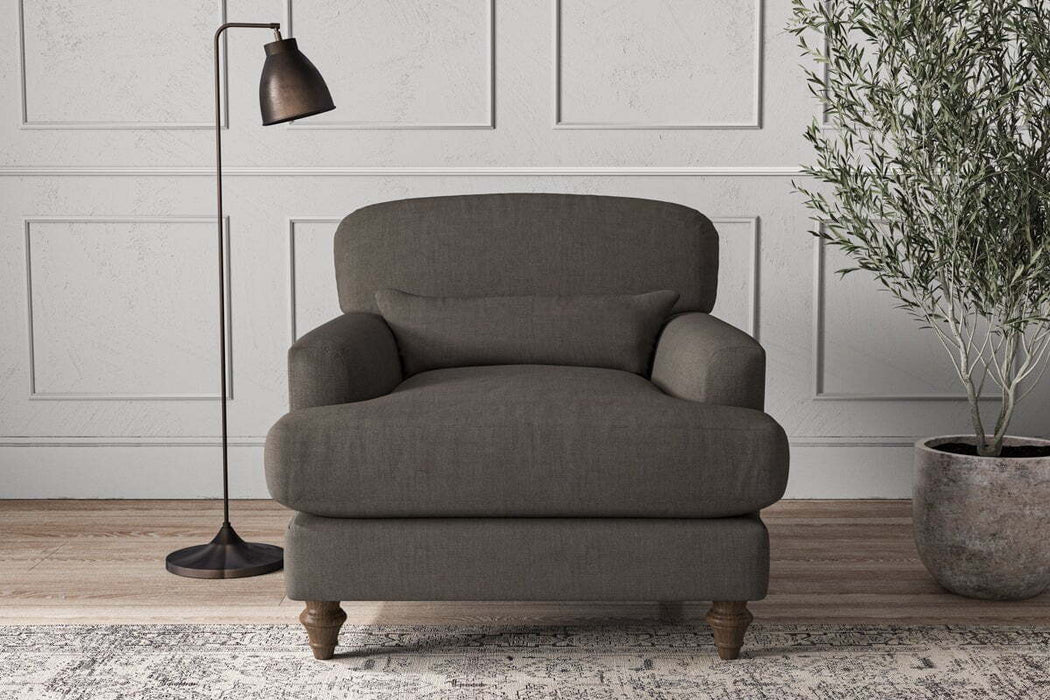 Deni Armchair - Brera Linen Granite