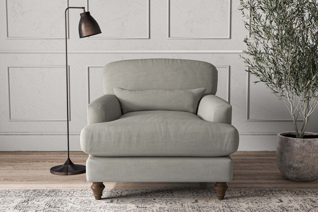 Deni Armchair - Brera Linen Smoke
