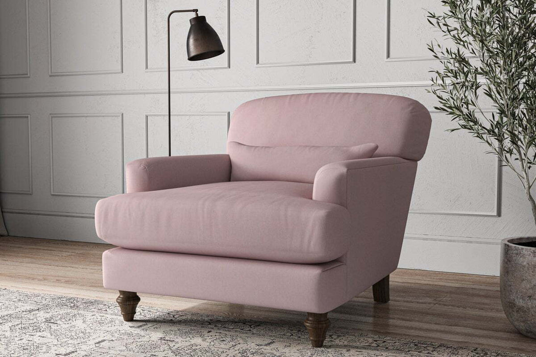 Deni Armchair - Recycled Cotton Lavender