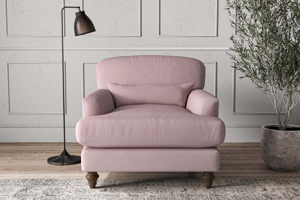 Deni Armchair - Recycled Cotton Lavender