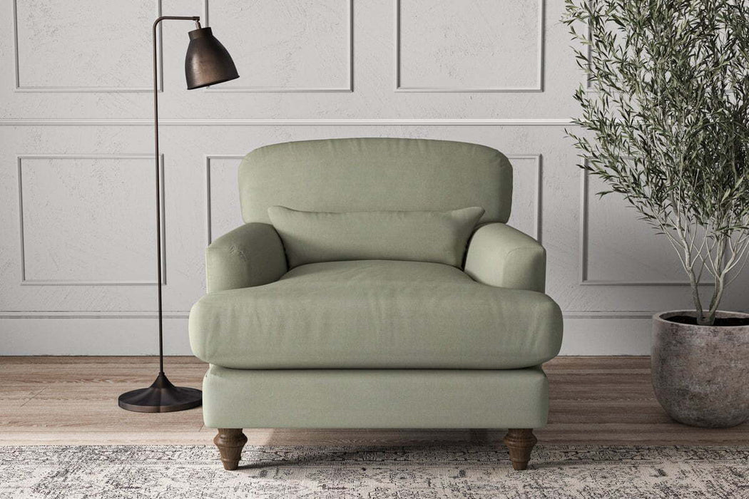 Deni Armchair - Recycled Cotton Seaspray