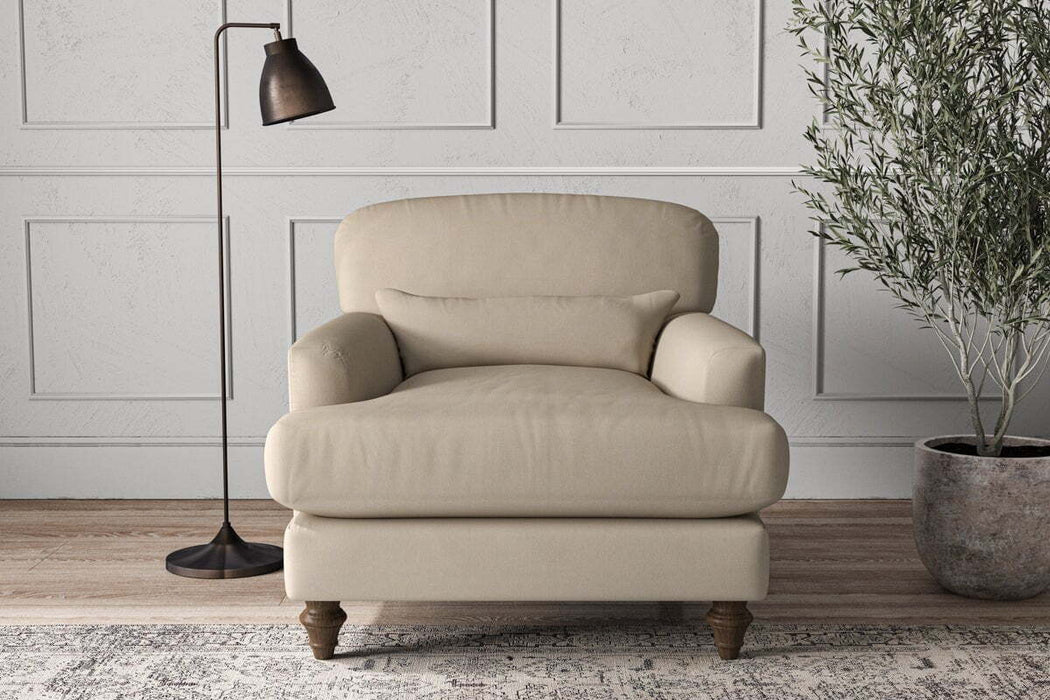 Deni Armchair - Recycled Cotton Stone