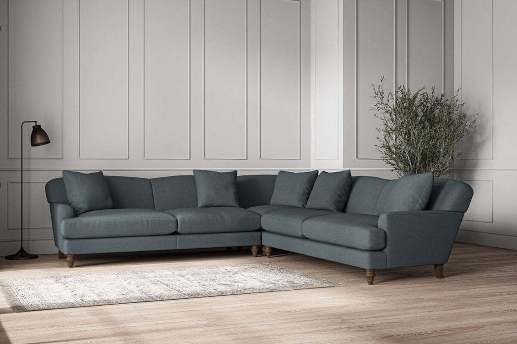 Deni Grand Corner Sofa - Brera Linen Dusk