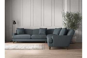 Deni Grand Corner Sofa - Brera Linen Dusk
