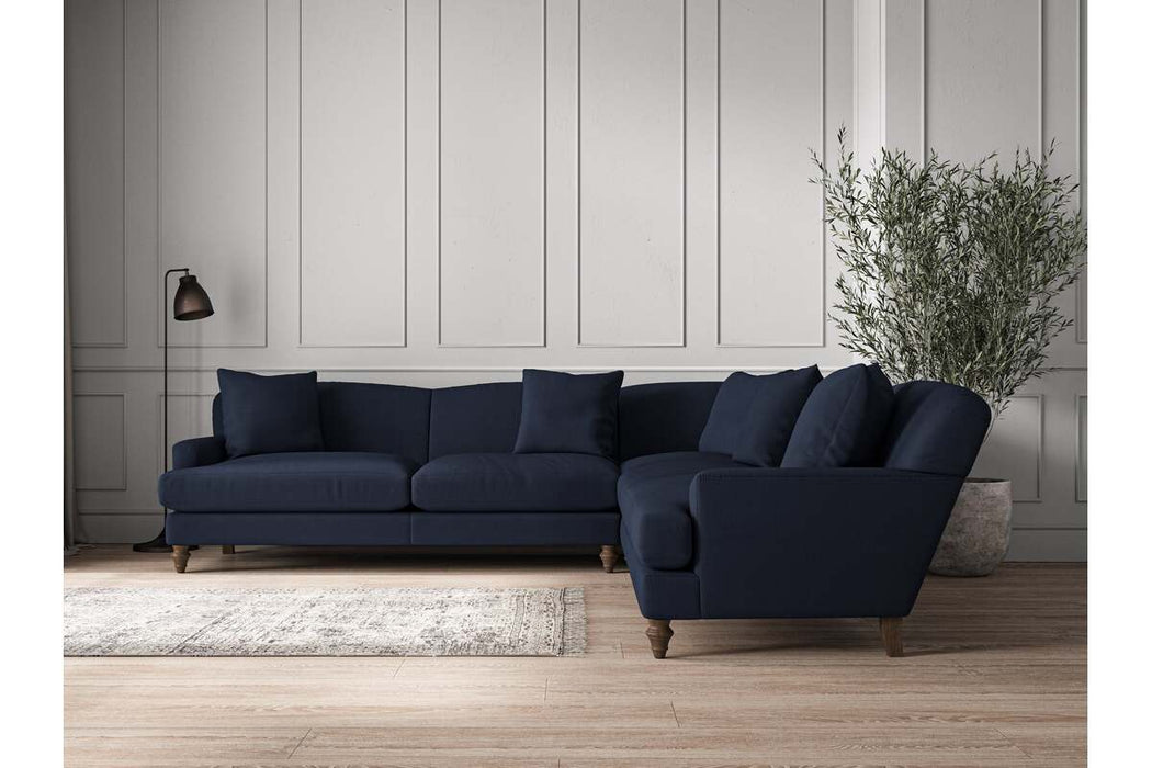 Deni Grand Corner Sofa - Brera Linen Indigo