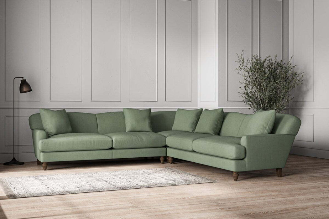 Deni Grand Corner Sofa - Brera Linen Jade
