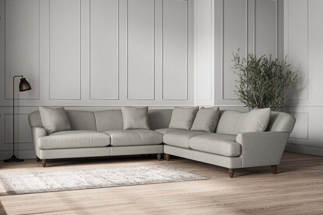 Deni Grand Corner Sofa - Brera Linen Smoke