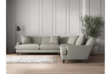 Deni Grand Corner Sofa - Brera Linen Smoke