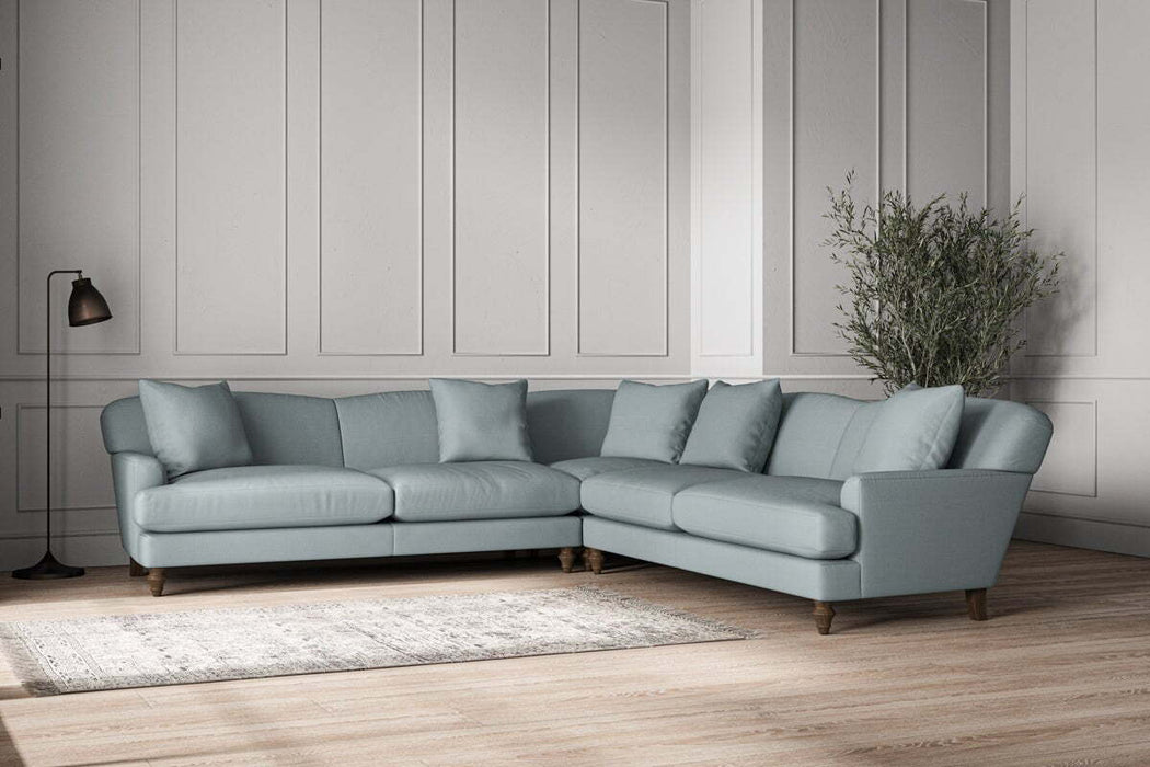 Deni Grand Corner Sofa - Recycled Cotton Horizon
