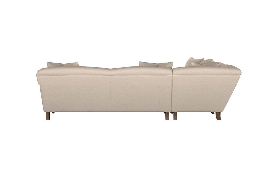 Deni Grand Corner Sofa - Recycled Cotton Lavender