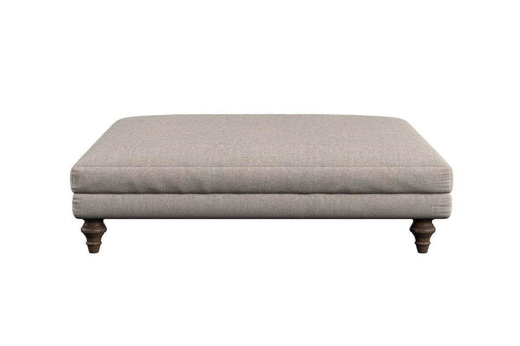 Deni Grand Footstool - Brera Linen Granite