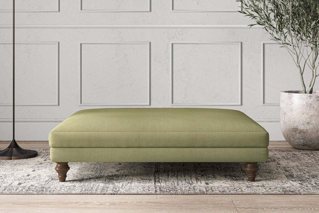 Deni Grand Footstool - Brera Linen Sage