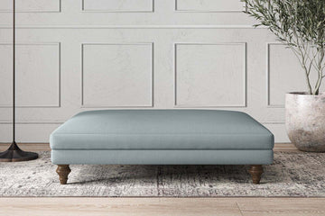 Deni Grand Footstool - Recycled Cotton Horizon