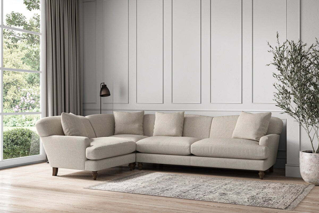 Deni Grand Left Hand Corner Sofa Brera Linen Natural