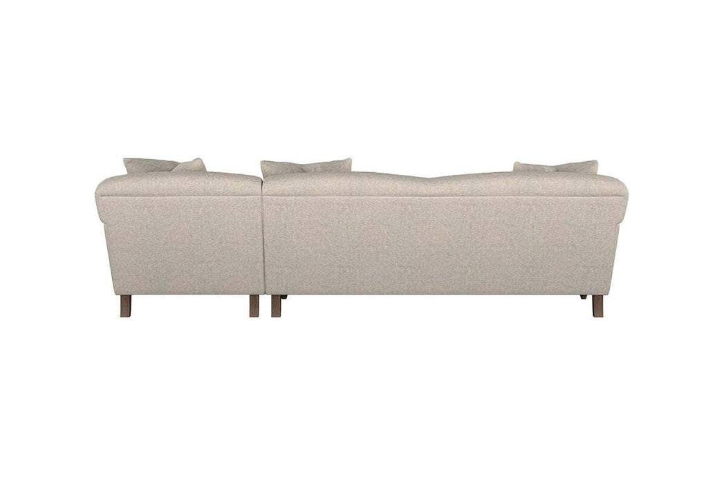 Deni Grand Right Hand Chaise Sofa - Brera Linen Sage
