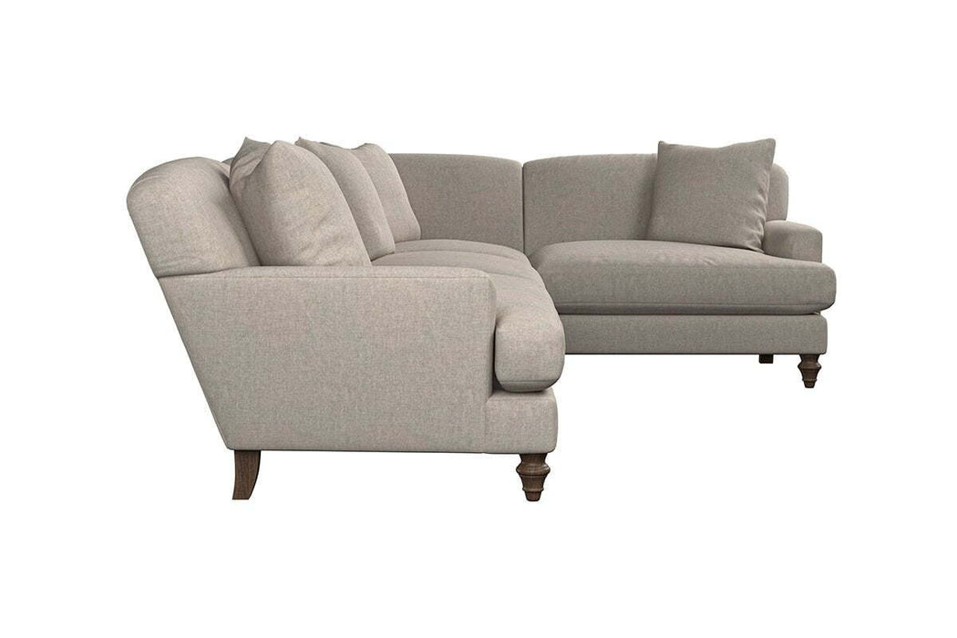 Deni Grand Right Hand Corner Sofa - Brera Linen Charcoal