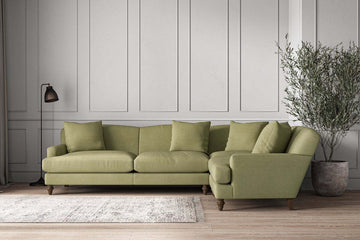 Deni Grand Right Hand Corner Sofa - Brera Linen Sage