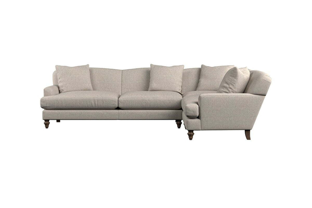 Deni Grand Right Hand Corner Sofa - Brera Linen Smoke