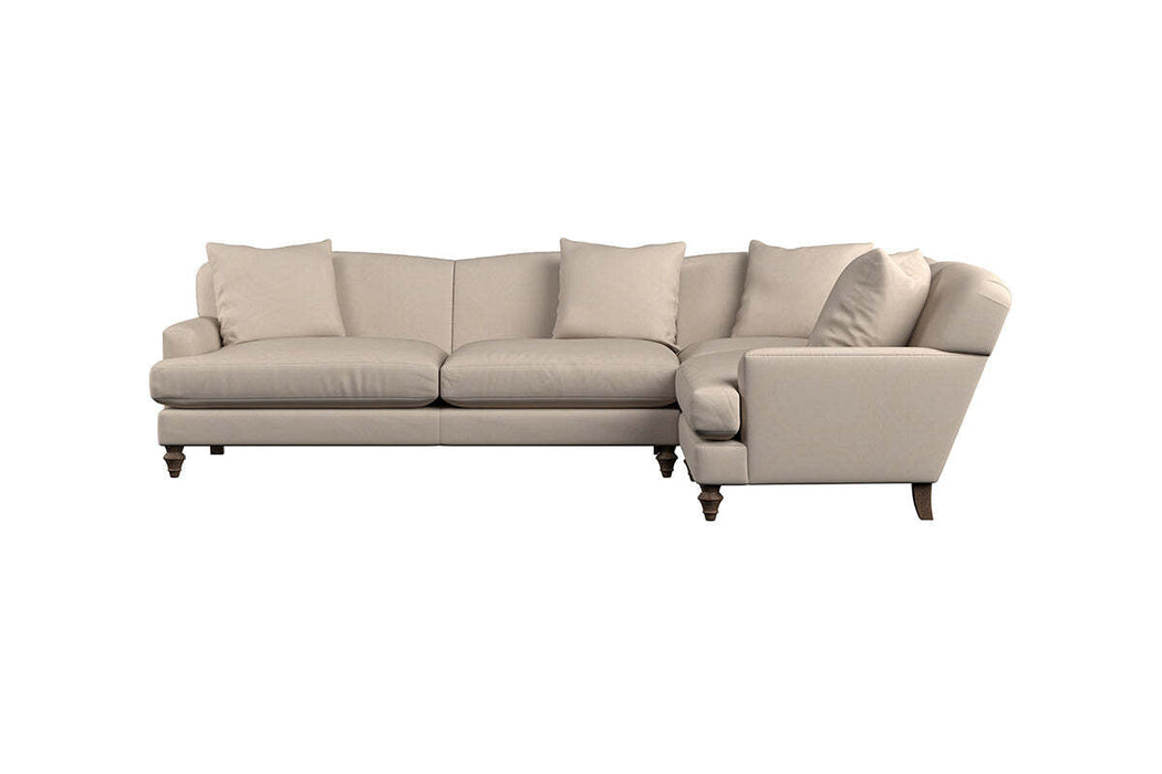 Deni Grand Right Hand Corner Sofa - Recycled Cotton Horizon