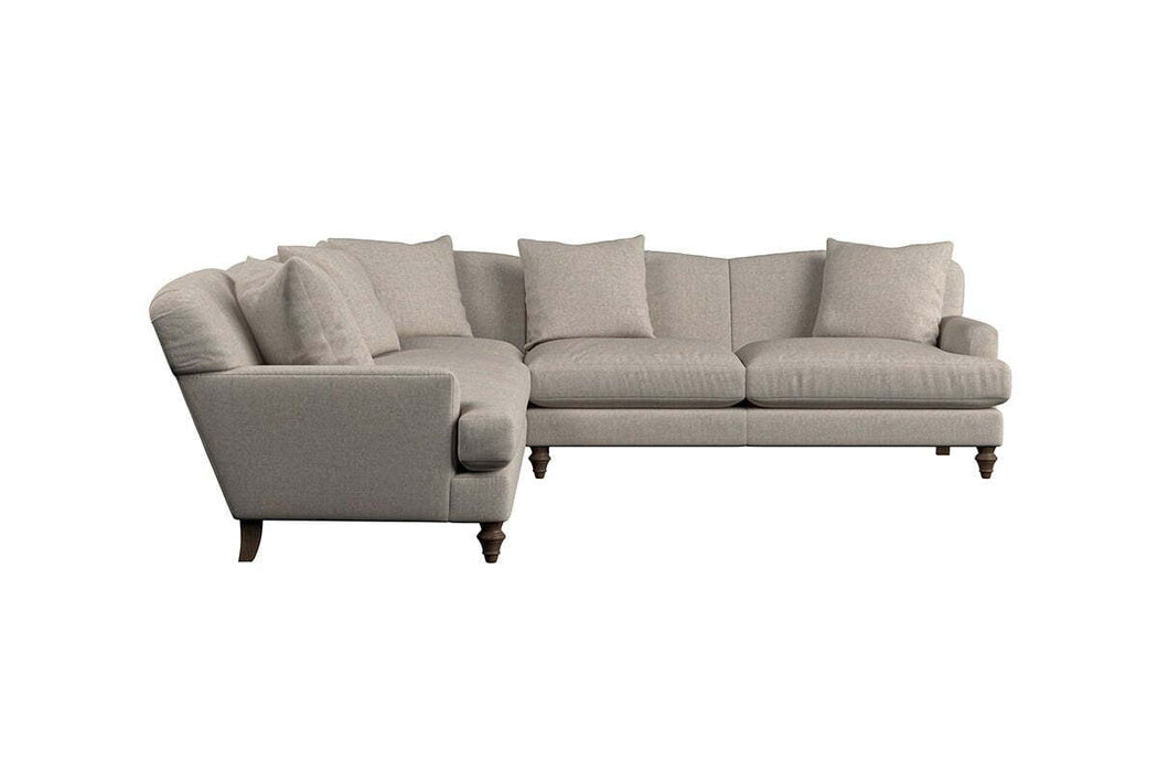 Deni Large Corner Sofa - Brera Linen Chestnut