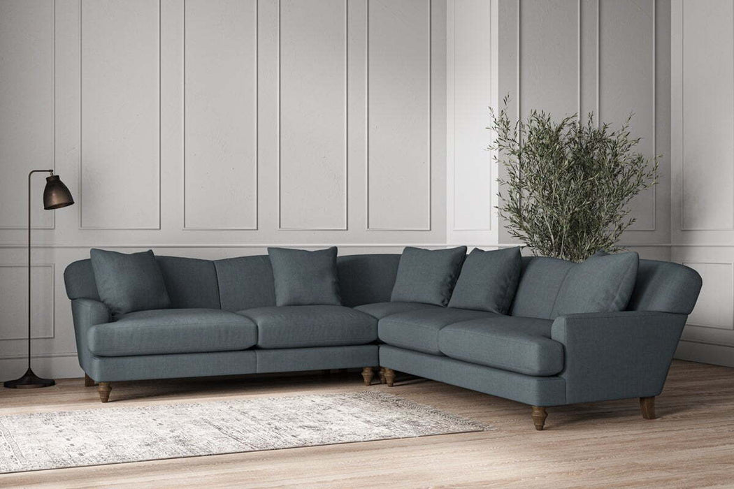 Deni Large Corner Sofa - Brera Linen Dusk