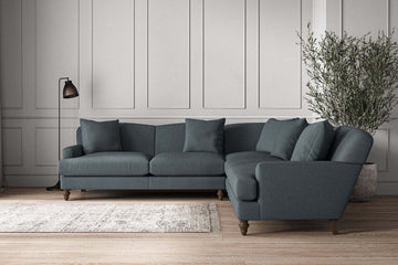 Deni Large Corner Sofa - Brera Linen Dusk