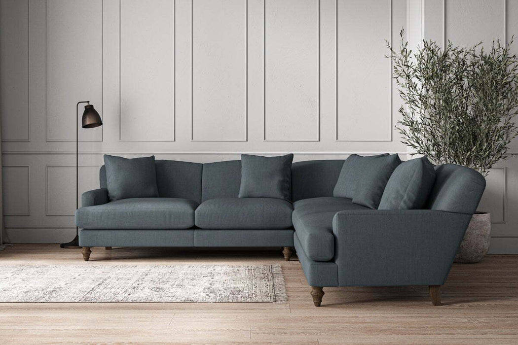 Deni Large Corner Sofa - Brera Linen Dusk