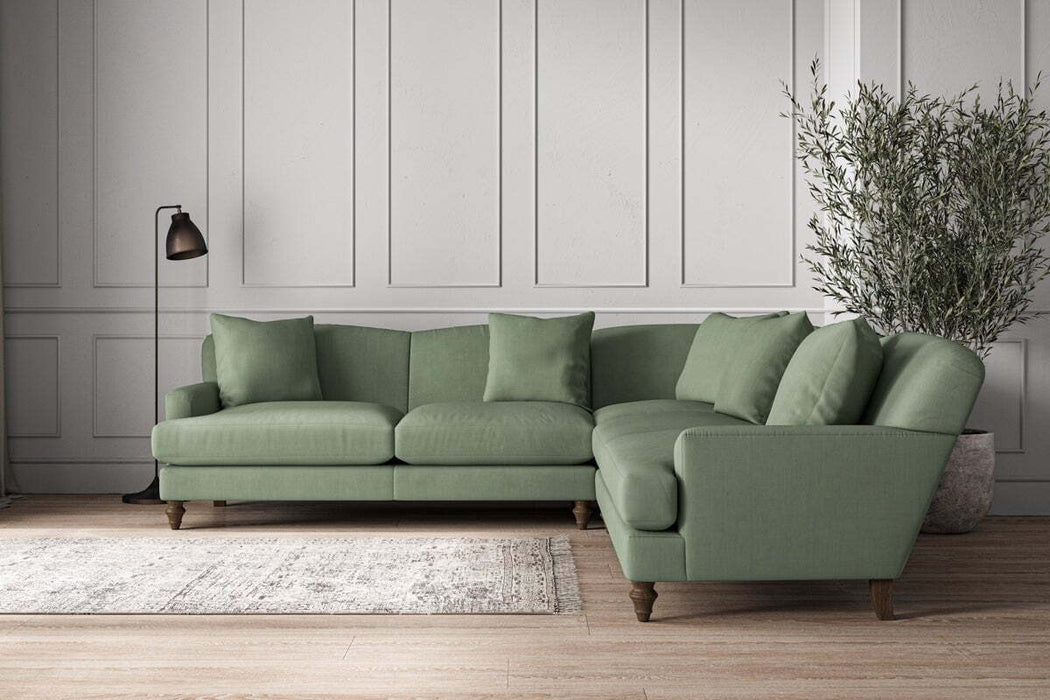 Deni Large Corner Sofa - Brera Linen Jade