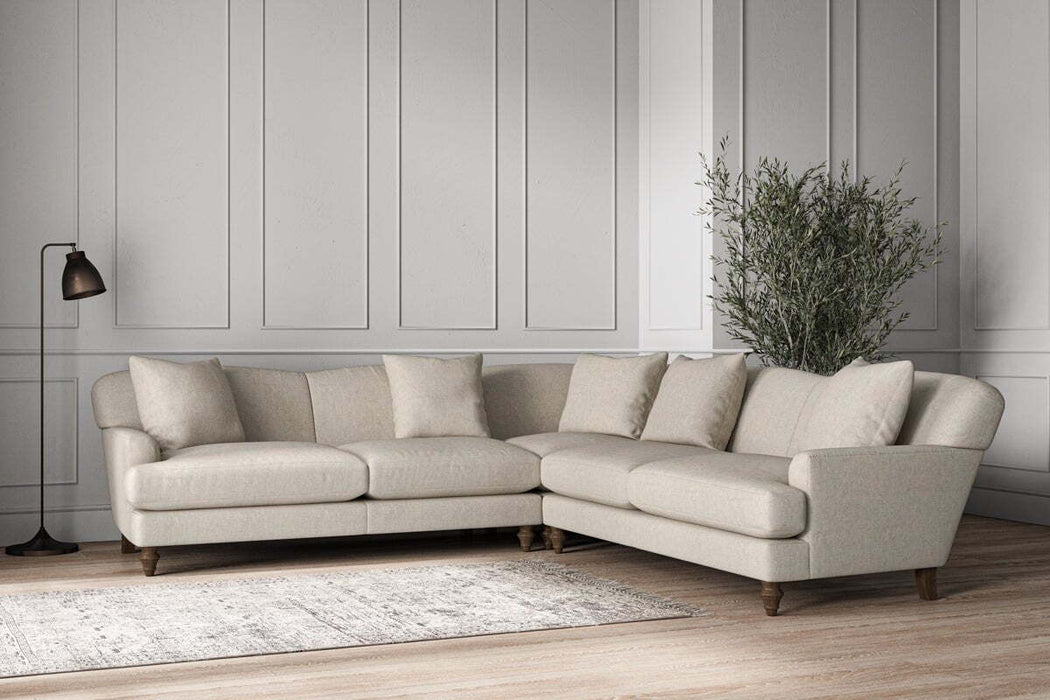 Deni Large Corner Sofa Brera Linen Natural