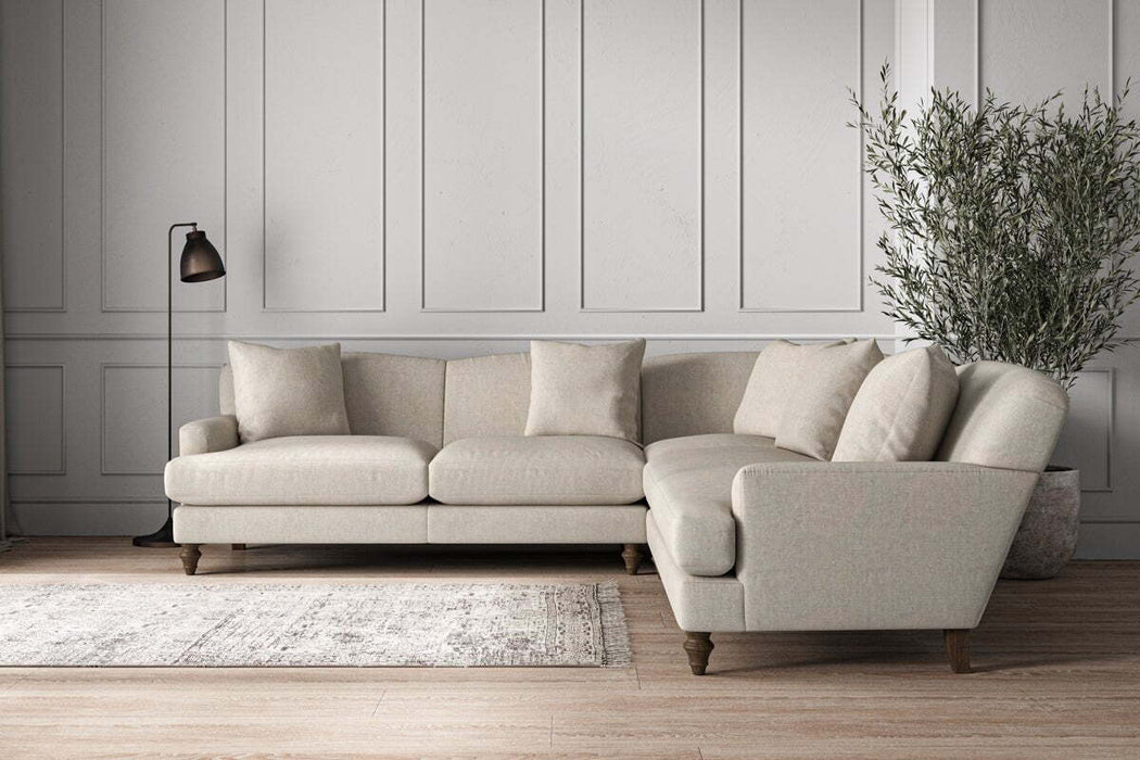 Deni Large Corner Sofa Brera Linen Natural