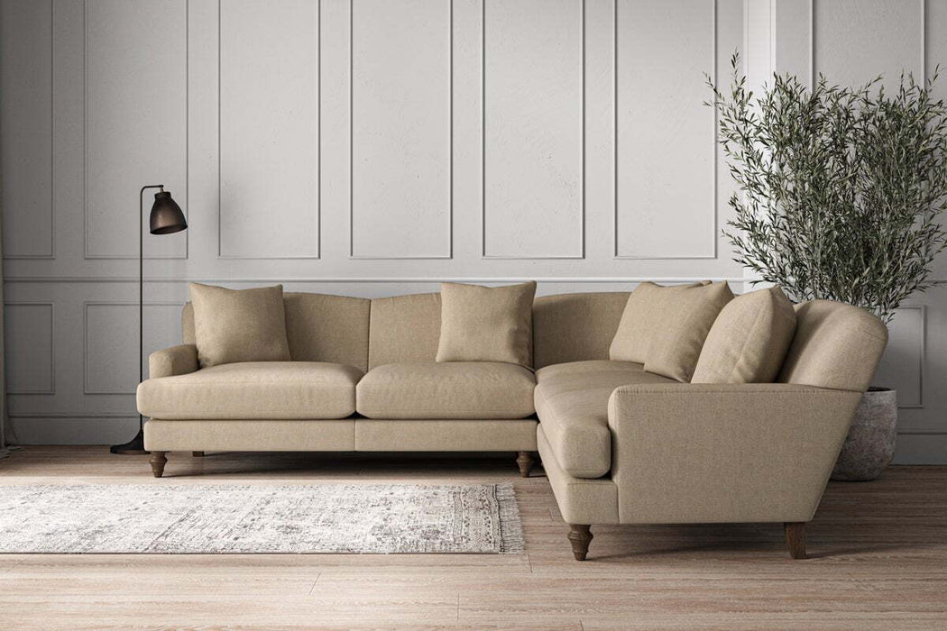 Deni Large Corner Sofa - Brera Linen Pebble
