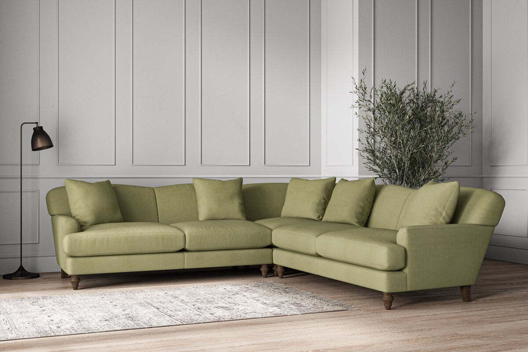 Deni Large Corner Sofa - Brera Linen Sage