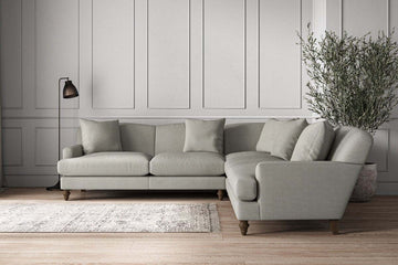 Deni Large Corner Sofa - Brera Linen Smoke