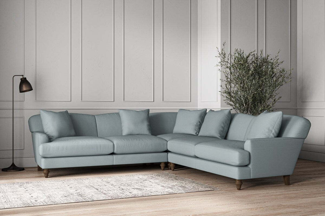 Deni Large Corner Sofa - Recycled Cotton Horizon