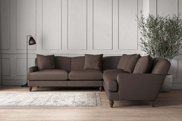 Deni Large Corner Sofa - Recycled Cotton Mocha