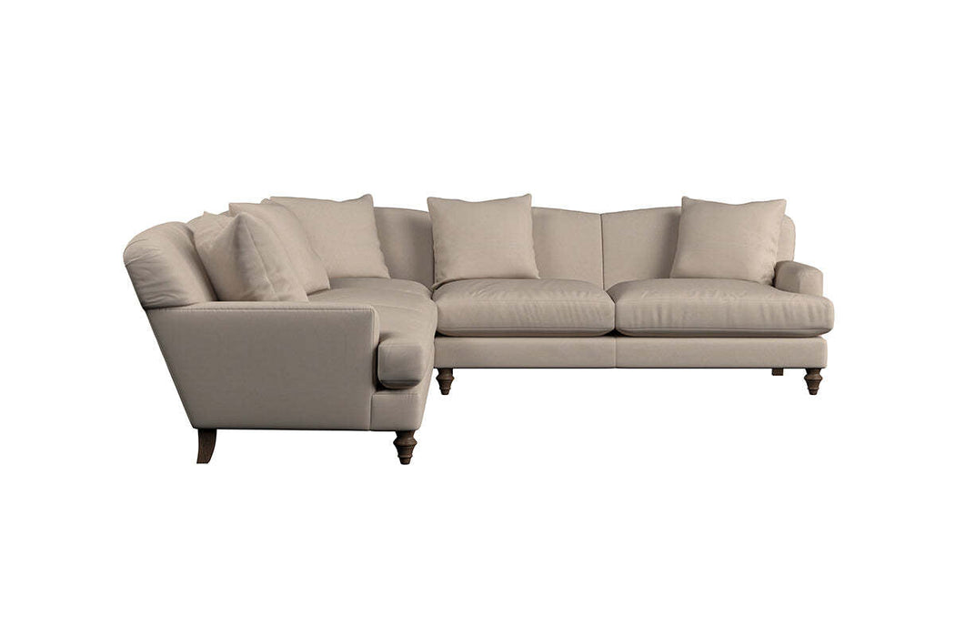 Deni Large Corner Sofa - Recycled Cotton Navy