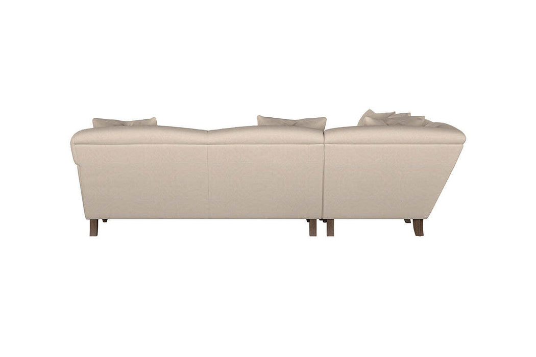 Deni Large Corner Sofa - Recycled Cotton Thunder