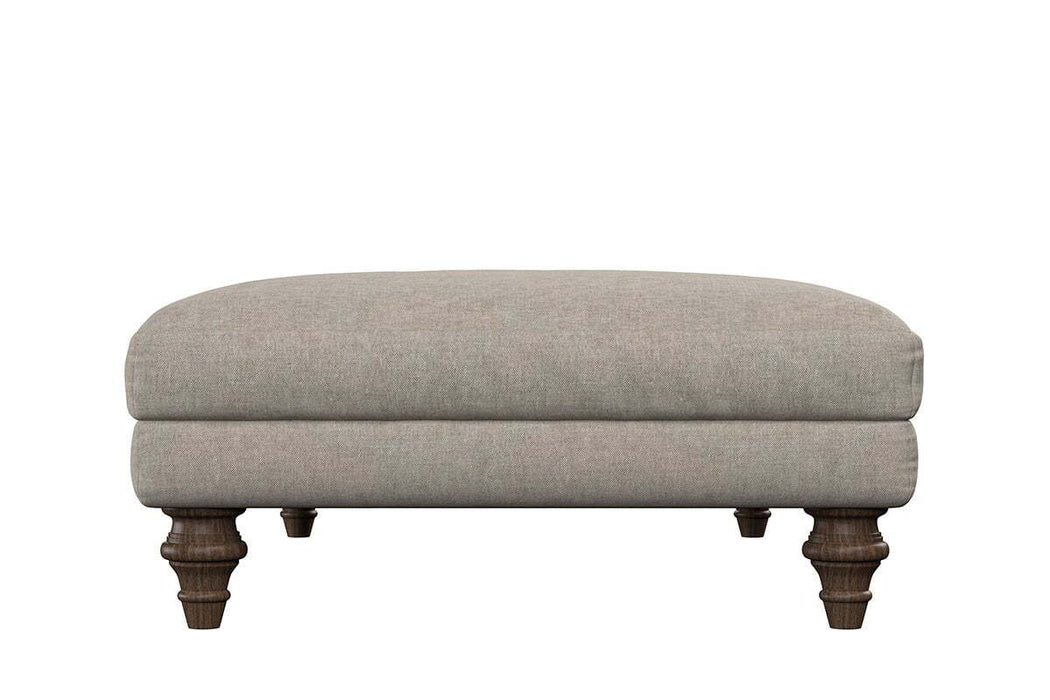 Deni Large Footstool - Brera Linen Jade