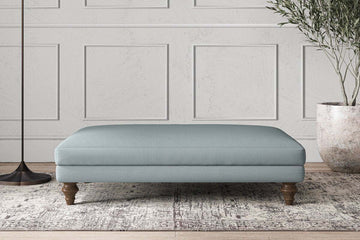 Deni Large Footstool - Recycled Cotton Horizon