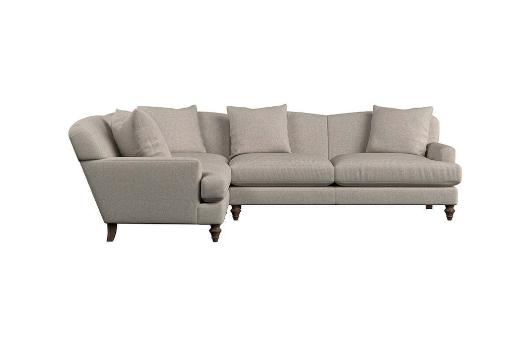 Deni Large Left Hand Corner Sofa - Brera Linen Indigo