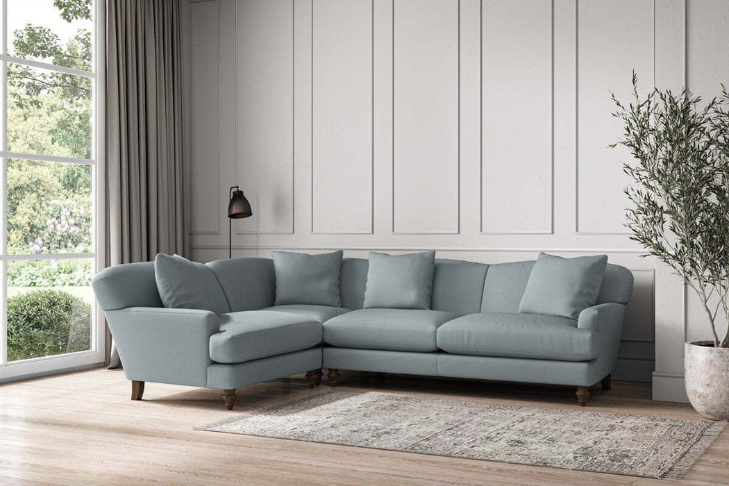 Deni Large Left Hand Corner Sofa - Recycled Cotton Horizon