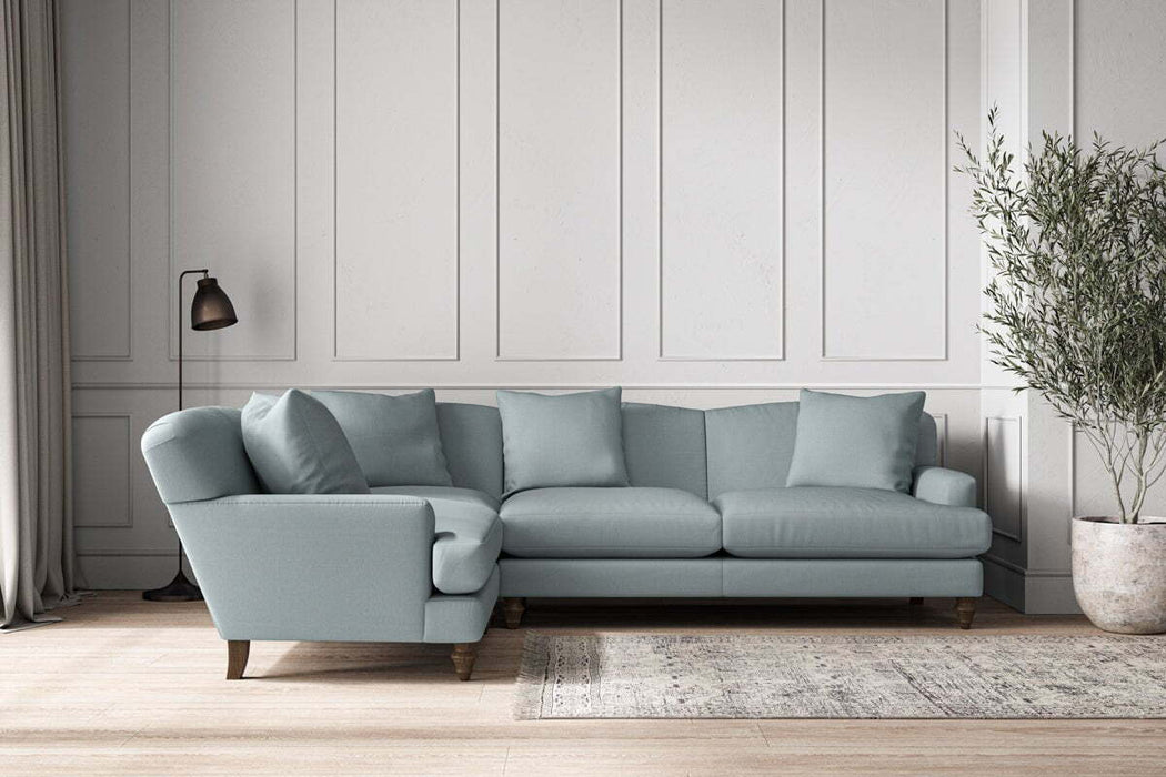 Deni Large Left Hand Corner Sofa - Recycled Cotton Horizon