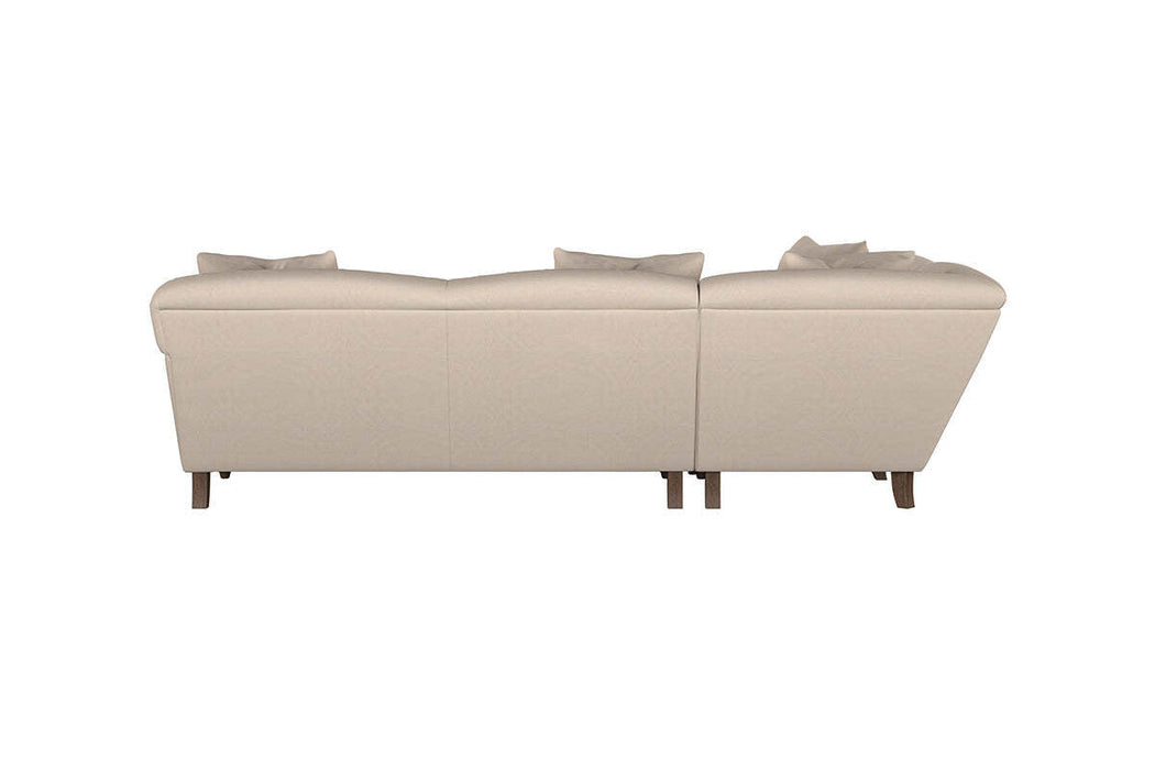 Deni Large Left Hand Corner Sofa - Recycled Cotton Seaspray