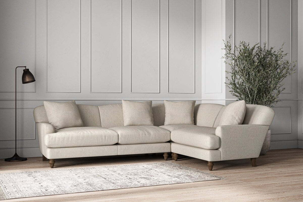 Deni Large Right Hand Corner Sofa Brera Linen Natural