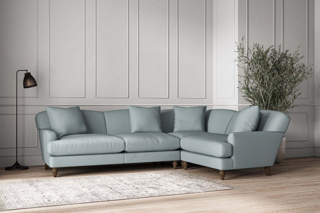 Deni Large Right Hand Corner Sofa - Recycled Cotton Horizon